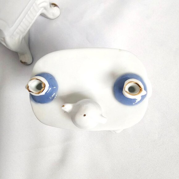 Vintage Porcelain Home Decor Tea Time Table Victorian Couple Figurine Set - Picture 15 of 15